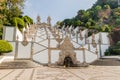 Baroque stairway to Bom Jesus do Monte sanctuary near Braga, Portug