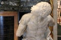 baroque statue of an african character in the st john co-cathedral in valletta