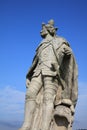 Baroque Statue of Pippin King of Franconia Royalty Free Stock Photo