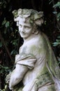 Baroque statue in Villa Sciarra
