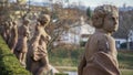 Baroque statues in park,Rastatt, Germany Royalty Free Stock Photo