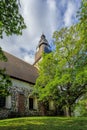 Baroque-style Loustarikirkko medieval convent church in Naantali, Finland Royalty Free Stock Photo