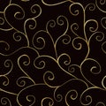 Baroque style seamless pattern ornament background. Elegant luxury fashion texture