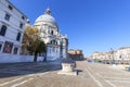 Baroque 17th century church Santa Maria della Salute, Venice, Italy Royalty Free Stock Photo