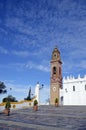 Baroque tower and shrine