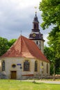 Baroque Village Church of Nehringen, Mecklenburg-Western Pomerania, Germany Royalty Free Stock Photo