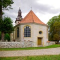 Baroque Village Church of Nehringen, Mecklenburg-Western Pomerania, Germany Royalty Free Stock Photo
