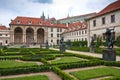 Baroque wallenstein garden at mala strana Royalty Free Stock Photo