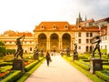 Baroque Wallenstein garden and palace in Prague Royalty Free Stock Photo