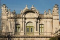 Baroque wing and statuary. National Palace. Queluz. Portugal Royalty Free Stock Photo