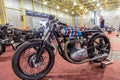 BARRA BONITA, BRAZIL - JUNE 17, 2017: Vintage motorcycles exhibition