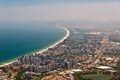 Barra da Tijuca Aerial View Royalty Free Stock Photo