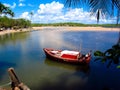 Barra do Gramame, ParaÃÂ­ba Brasil Royalty Free Stock Photo