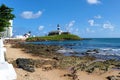 Barra Lighthouse Farol da Barra - Salvador da Bahia, Brazil Royalty Free Stock Photo