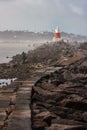 Barra Lighthouse Recife Brazil Royalty Free Stock Photo