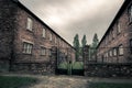 Barracks of prison Auschwitz II, Birkenau, Poland