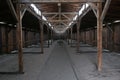 Concentration camp interior Royalty Free Stock Photo