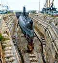 Barracuda submarine in Almada