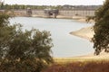 Barragem de Odivelas and beach, Baixo Alentejo, Portugal Royalty Free Stock Photo