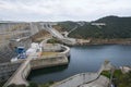 Barragem do Alqueva Dam in Alentejo, Portugal Royalty Free Stock Photo