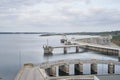 Barragem do Alqueva Dam in Alentejo, Portugal Royalty Free Stock Photo