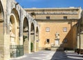 Barrakka Gardens in Valletta, Malta Royalty Free Stock Photo