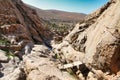 Barranco de las Penitas near Vega de Rio Palmas, Betancuria Rural Park, Fuerteventura, Canary Islands, Spain Royalty Free Stock Photo