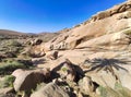 Barranco de las Penitas near Vega de Rio Palmas, Betancuria Rural Park, Fuerteventura, Canary Islands, Spain Royalty Free Stock Photo