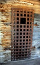 Barred Jail Door in Kansas Royalty Free Stock Photo