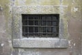 Barred window Royalty Free Stock Photo