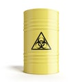 Barrel with biohazard symbol Royalty Free Stock Photo