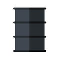 Barrel icon. Oil industry concept. Vector graphic Royalty Free Stock Photo