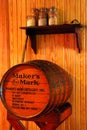 A barrel at Makers Mark Distillery, Kentucky
