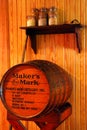 A barrel at Makers Mark Distillery, Kentucky Royalty Free Stock Photo