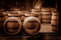 Barrel Making in Bordeaux Wineyard