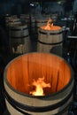 Barrel Making in Bordeaux Wineyard