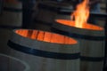 Barrel Making in Bordeaux Wineyard