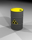 Barrel of nuclear waste