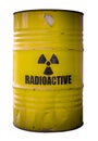 Barrel Of Nuclear Waste Royalty Free Stock Photo