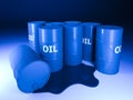 Barrel oil background Royalty Free Stock Photo