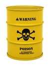 Barrel with poisonous substance