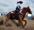 Barrel Racing Royalty Free Stock Photo