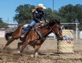 Barrel Racing Royalty Free Stock Photo