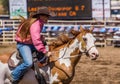 Barrel Racing Sprint Royalty Free Stock Photo