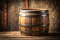 Barrel Shape Background with Free Empty Space for Minimalist Design Royalty Free Stock Photo