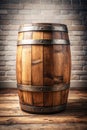 Barrel Shaped Background with Empty Space Royalty Free Stock Photo