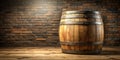 Barrel Shaped Background with Empty Space Royalty Free Stock Photo