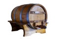 barrel with tap Royalty Free Stock Photo
