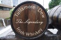 Barrel of the Tullamore Dew Irish Whiskey