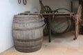 Barrel for wine.